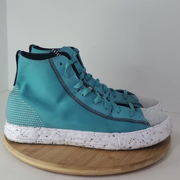 Converse Chuck Taylor All Star Crater Hi Top Shoe Teal 170826C Men's Size 12 - Picture 2 of 10